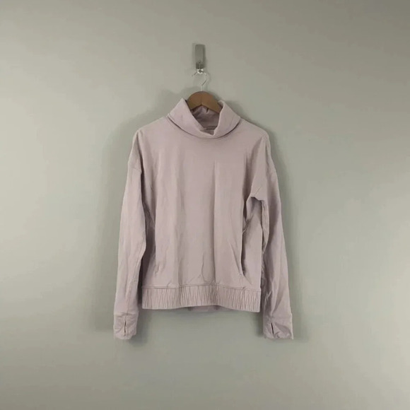 Lululemon Stress Less Pullover Sweatshirt in Porcelain Pink Size 6 - Picture 1 of 6